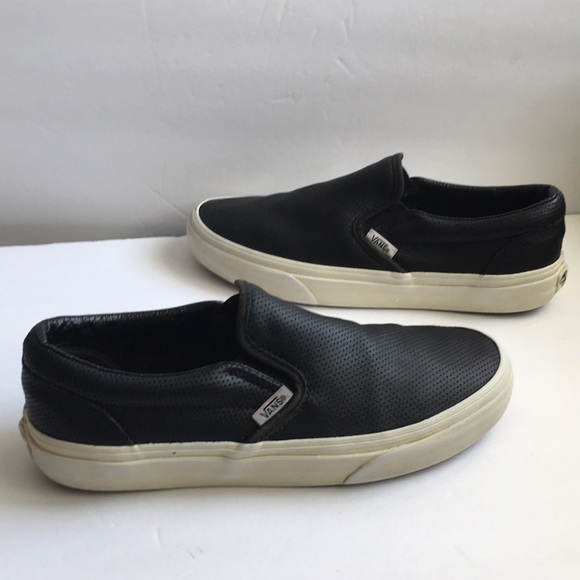 Vans off the wall leather suede loafers slip ons - Picture 2 of 9